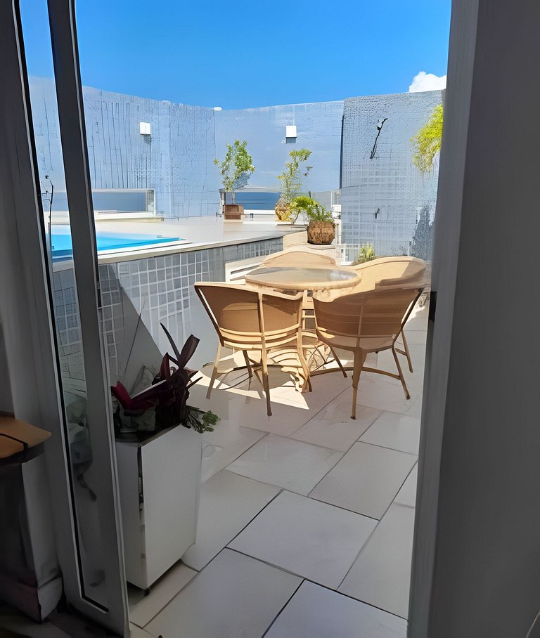 Linda cobertura vista mar no Rio Vermelho