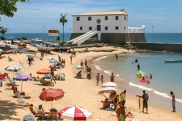 300 metros do Porto da Barra, ambiente familiar