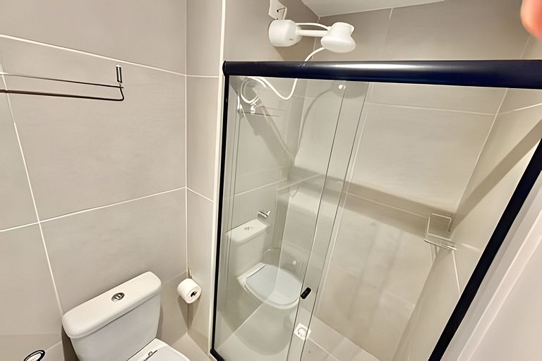 Lindo studio com vista mar