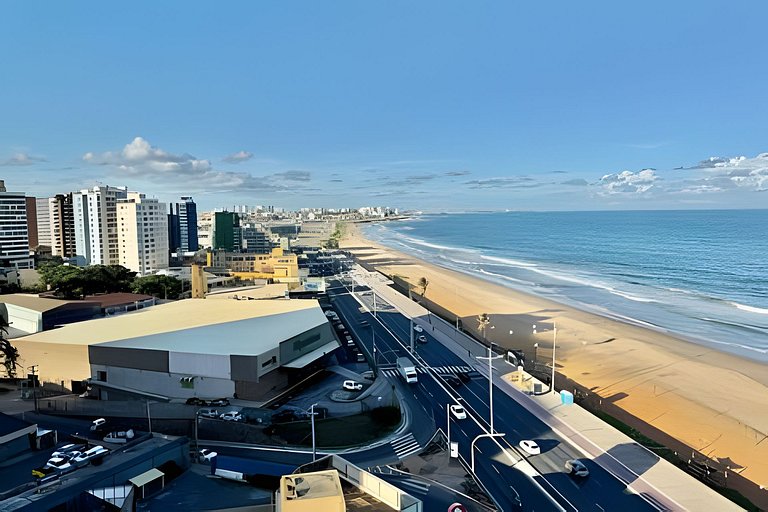 Lindo studio com vista mar