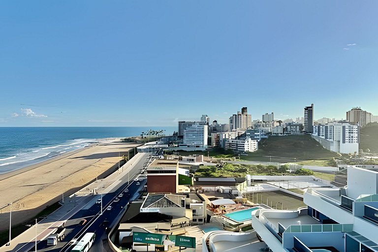 Lindo studio com vista mar