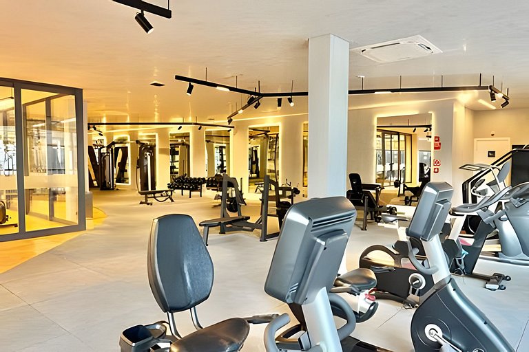 Lindo studio com vista mar