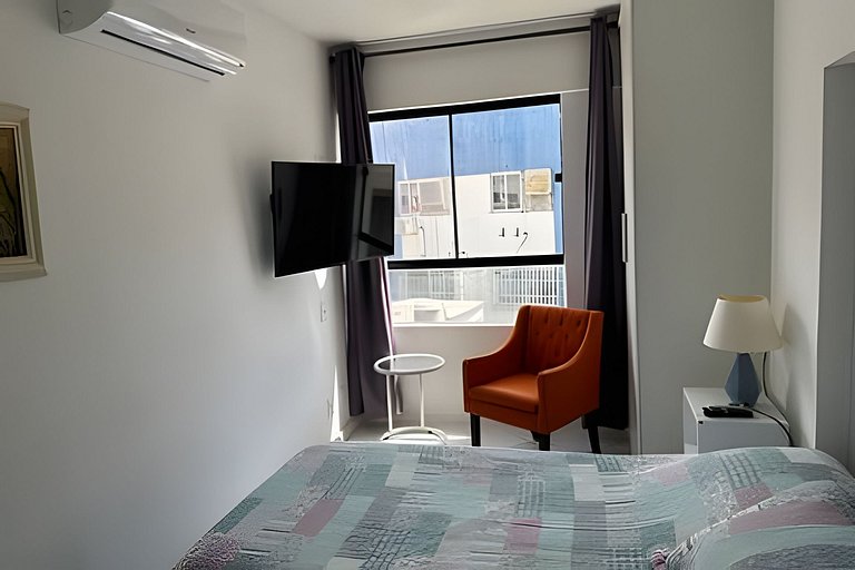 Duplex - vista panorâmica  mar, piscina