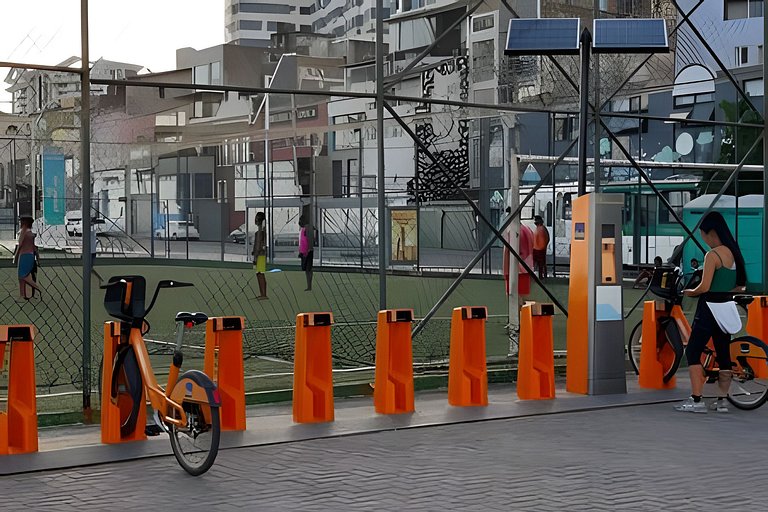 Duplex - vista panorâmica  mar, piscina