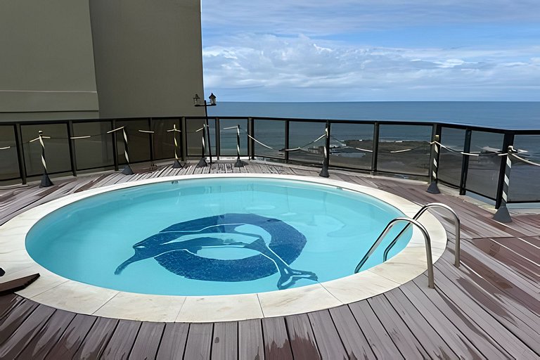 No coração do Carnaval! Apartamento em Ondina com vista para