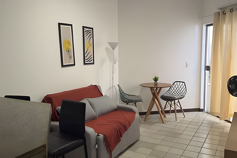 No coração do Carnaval! Apartamento em Ondina com vista para