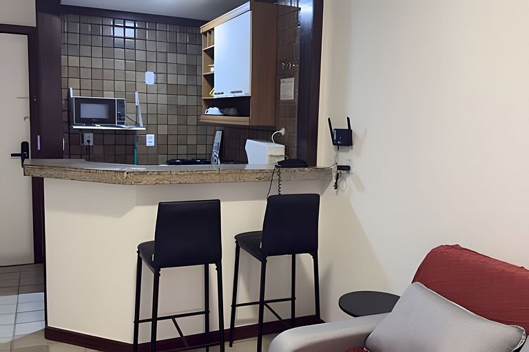 No coração do Carnaval! Apartamento em Ondina com vista para