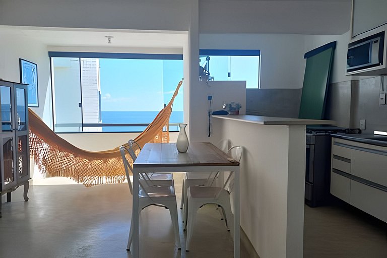 Duplex vista mar cheio de estilo rio vermelho