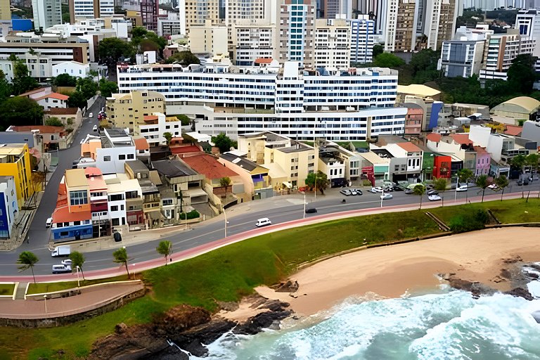 Duplex vista mar cheio de estilo rio vermelho