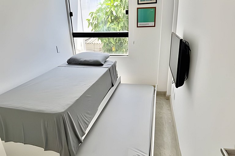 Duplex vista mar cheio de estilo rio vermelho