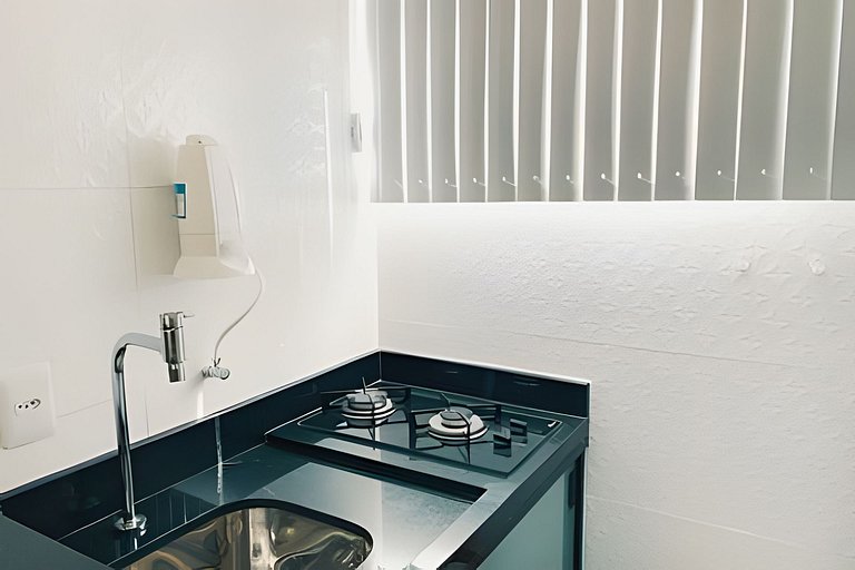 Duplex para 4 pessoas com vista mar