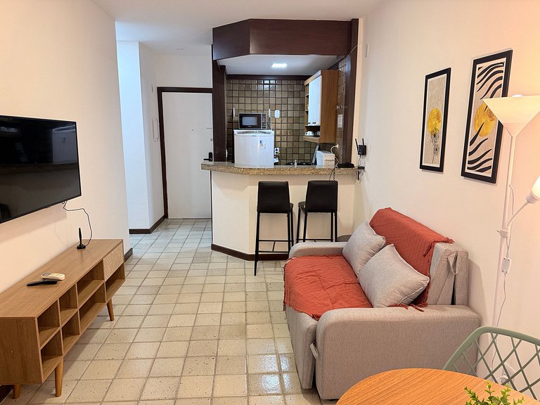 No coração do Carnaval! Apartamento em Ondina com vista para