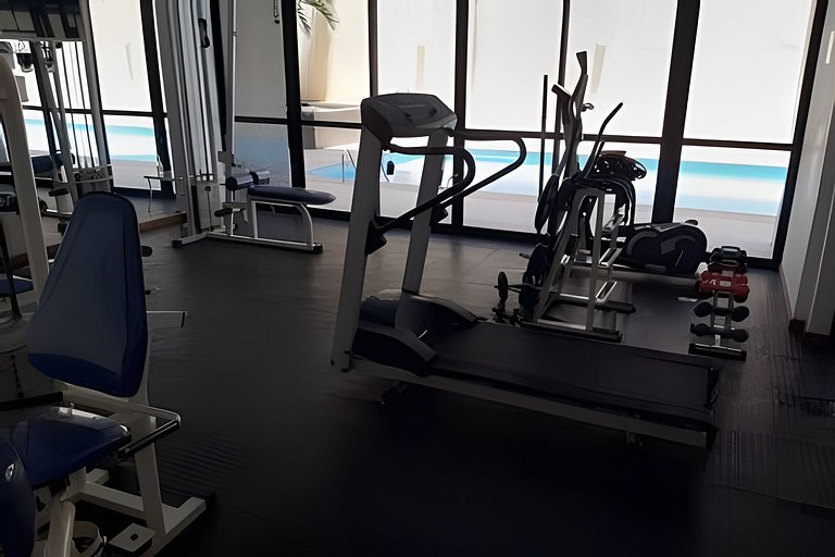 Apartamento com vista mar incrível e piscina