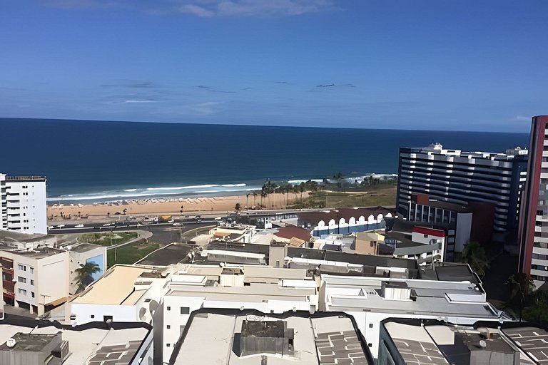 Apartamento com vista mar incrível e piscina