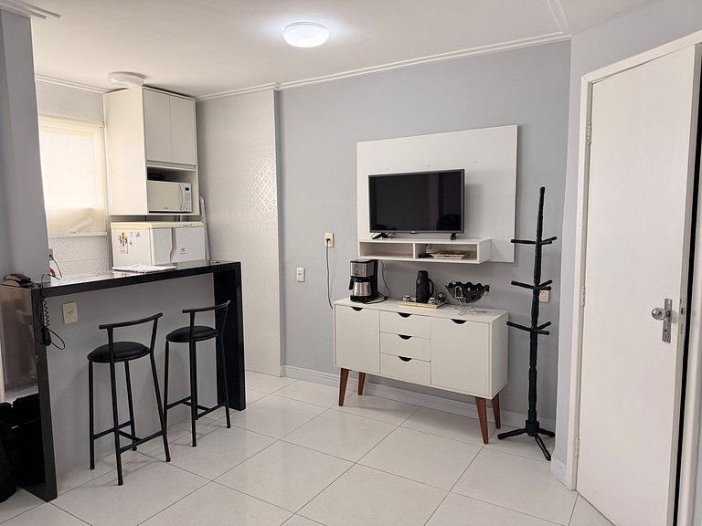 Duplex para 4 pessoas com vista mar