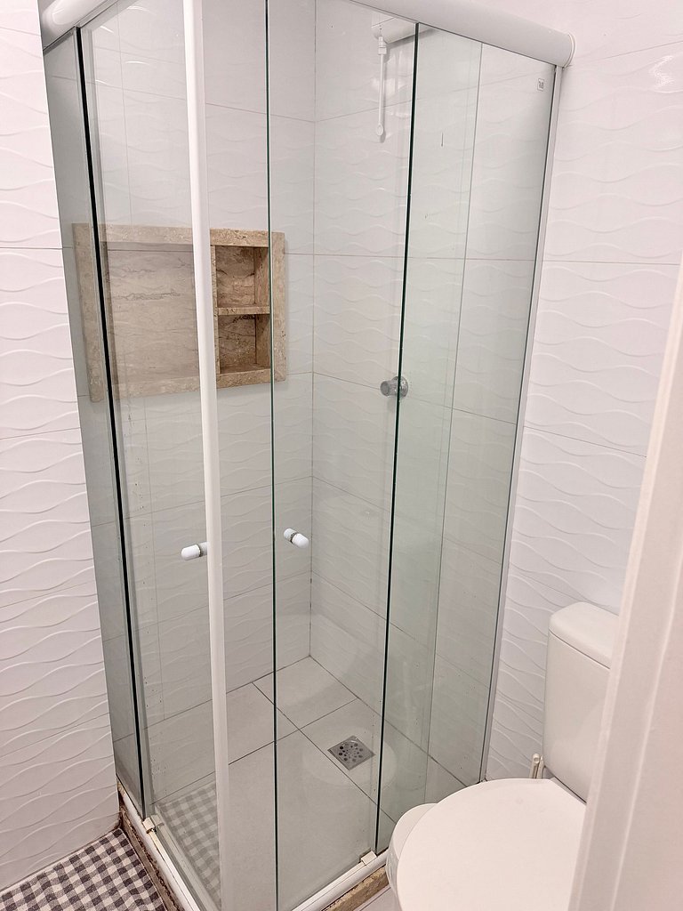 Duplex para 4 pessoas com vista mar