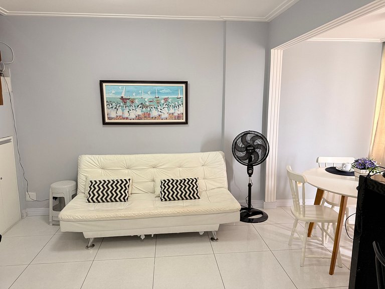 Duplex para 4 pessoas com vista mar