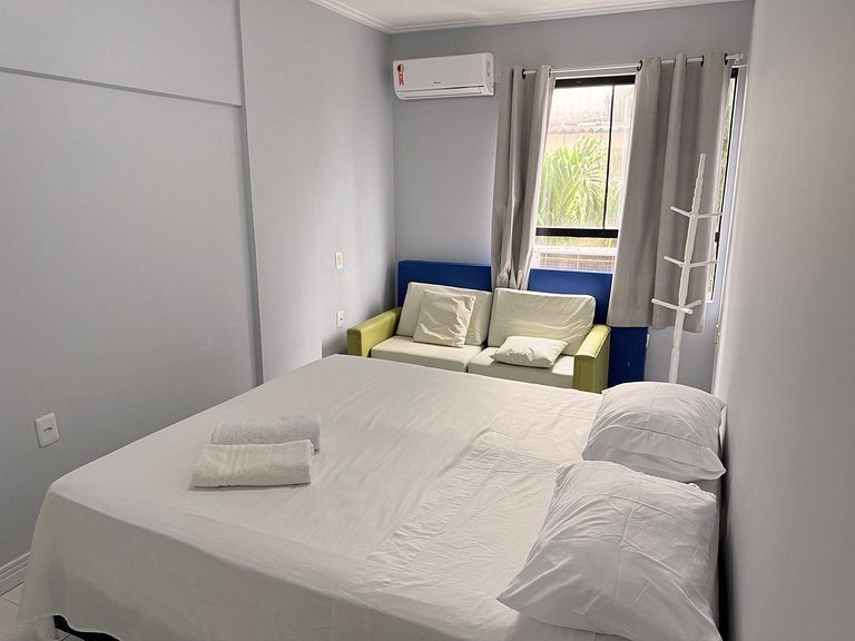 Duplex para 4 pessoas com vista mar