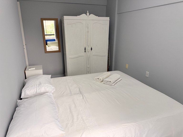 Duplex para 4 pessoas com vista mar