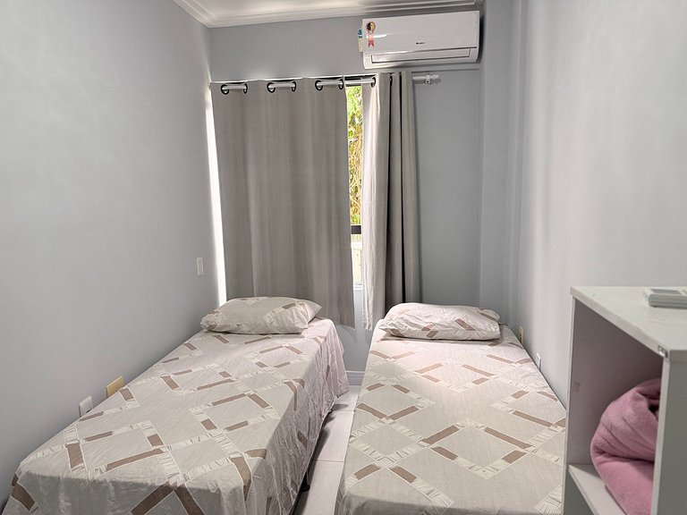 Duplex para 4 pessoas com vista mar