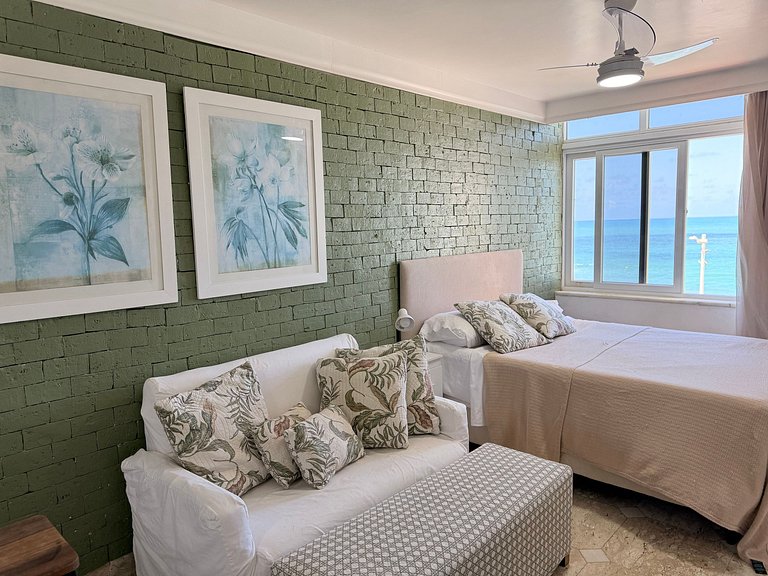 Vista mar deslumbrante, próximo do farol da Barra