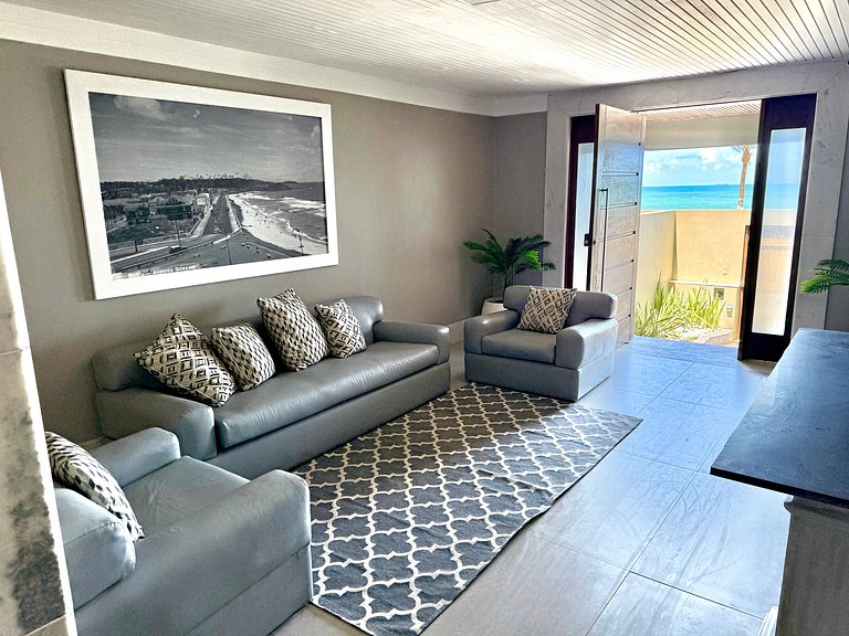 Vista mar deslumbrante, próximo do farol da Barra