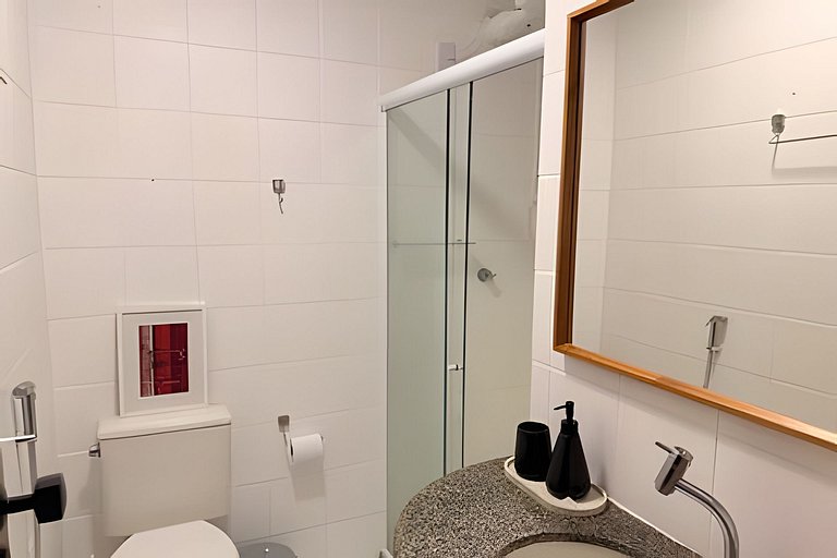 Apartamento com decoração sofisticada no Rio Vermelho