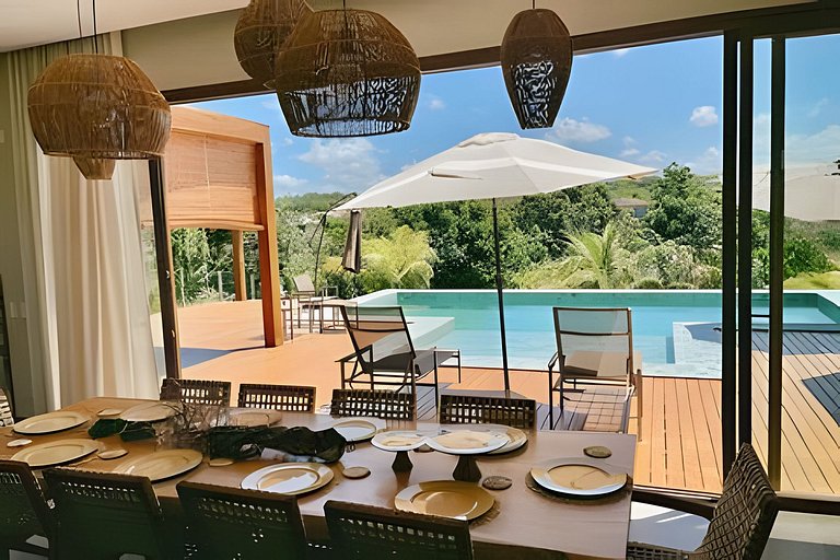 Casa Incrível 5 suítes no Cond. Praia Bella