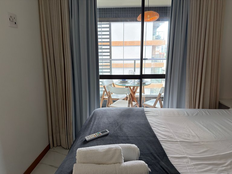 Vista para o mar e conforto na Barra