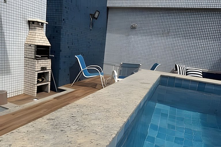 Duplex com Piscina e Vista Mar - Jd de Alah