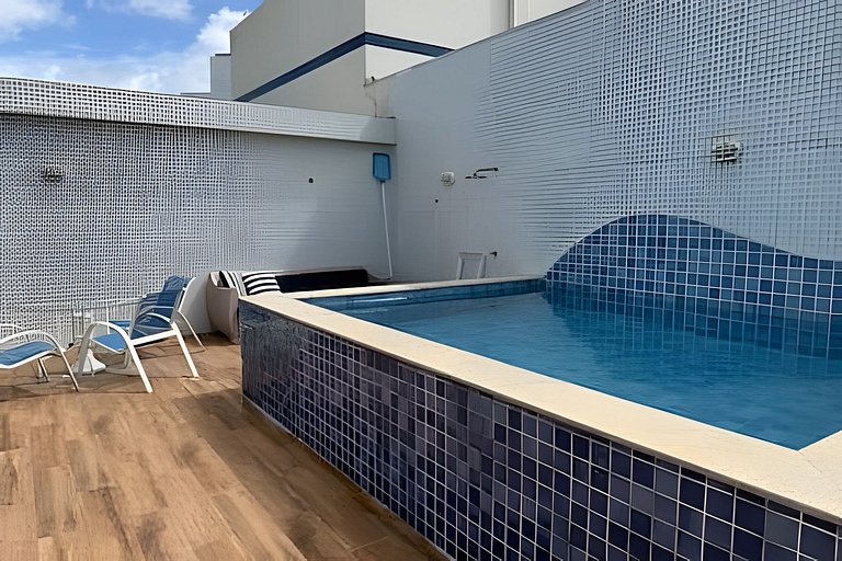 Duplex com Piscina e Vista Mar - Jd de Alah