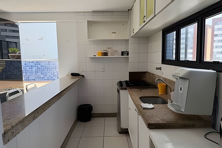 Duplex com Piscina e Vista Mar - Jd de Alah