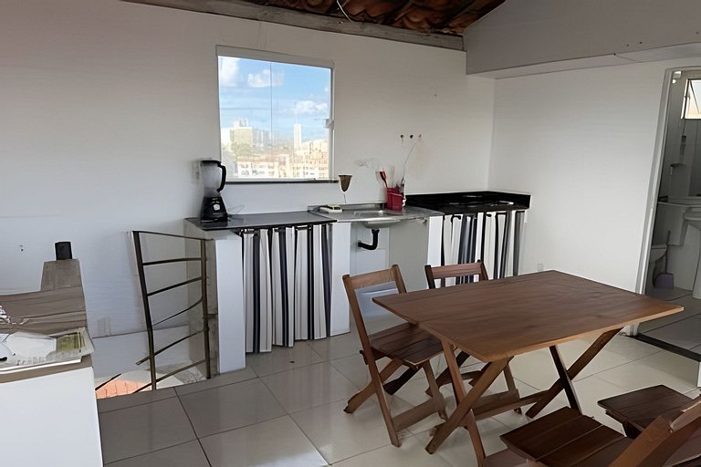 Triplex no Centro Histórico: Vista e Churrasqueira