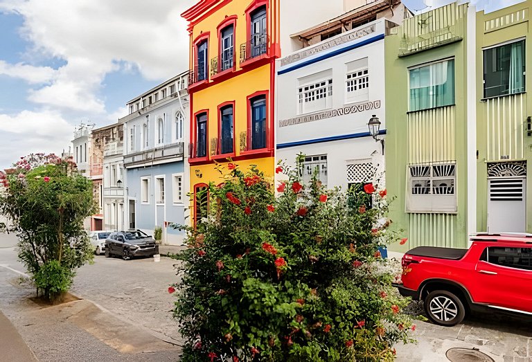 Triplex no Centro Histórico: Vista e Churrasqueira