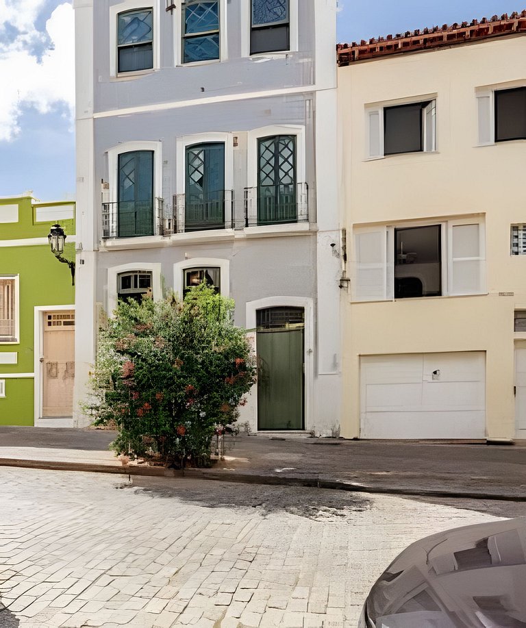 Triplex no Centro Histórico: Vista e Churrasqueira