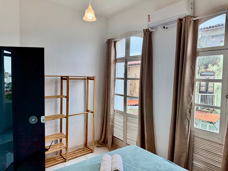 Triplex no Centro Histórico: Vista e Churrasqueira