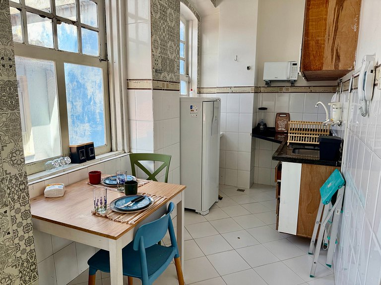 Triplex no Centro Histórico: Vista e Churrasqueira
