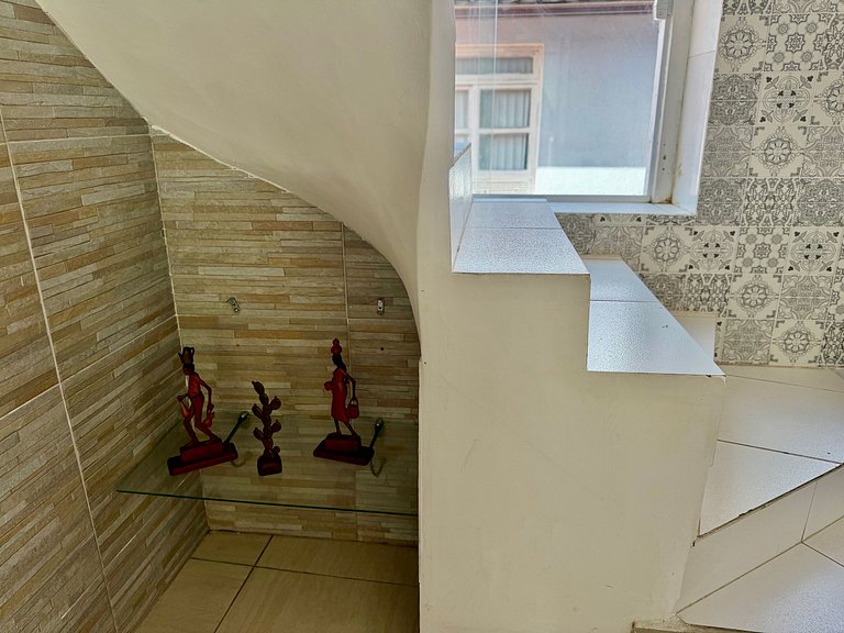 Triplex no Centro Histórico: Vista e Churrasqueira
