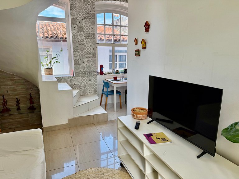 Triplex no Centro Histórico: Vista e Churrasqueira