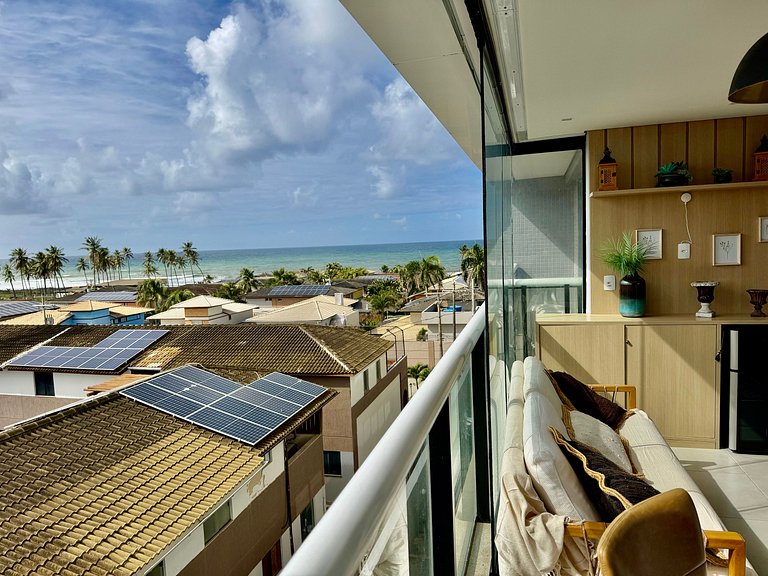 Vista Mar em Stella Maris • Piscina Rooftop